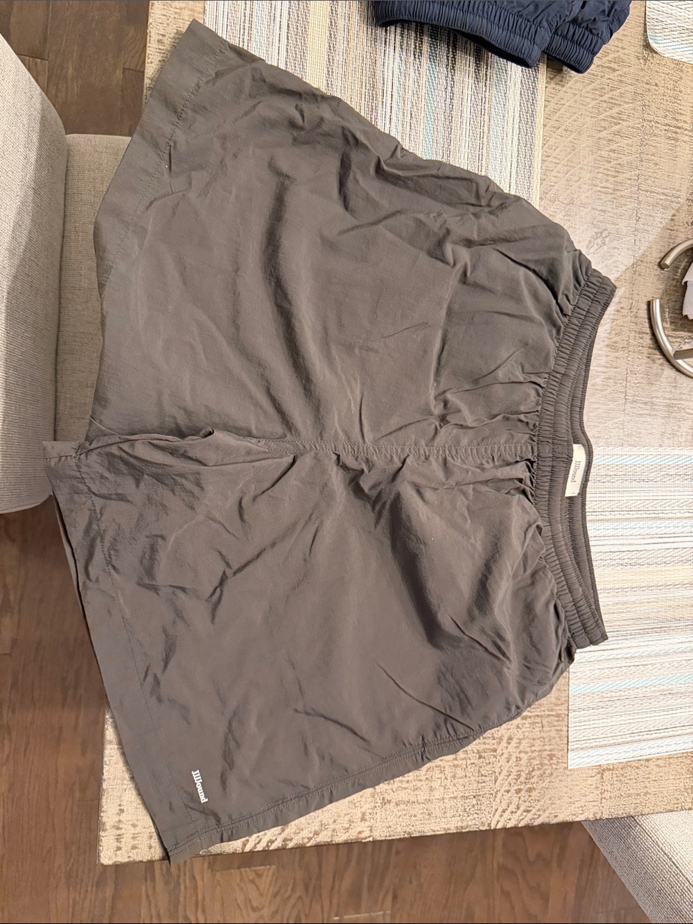 Jjjjound Men's Olive Camper Shorts with Elastic Waistband
